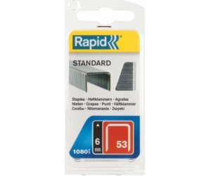 Standardní sponky Rapid 53/6 mm 1080 ks