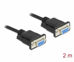 Delock Sériový kabel RS-232 D-Sub 9, null modem s krytem ...