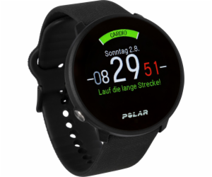 Polar Unite Black S-L Silicone Wristband with Pin Buckle