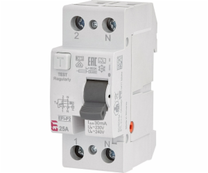 EFI-P2 25A/ 30MA/A DIFFERENTIAL CIRCUIT BREAKER 25A 2P 2M...