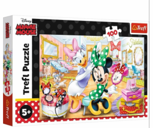 Trefl Puzzle 100 Minnie v salonu krásy