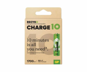 Nabíjecí baterie GP ReCyko Charge 10 AA (HR6) - 4Ks