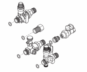 Připojovací konzola Vaillant VSC - 0020170493