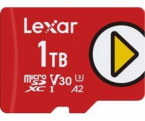 Lexar paměťová karta 1TB PLAY microSDXC UHS-I cards, čten...