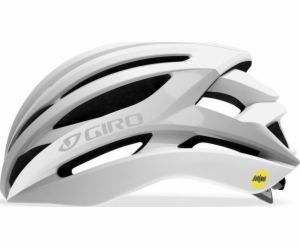 Giro Road Helmet Sytax Integrated MIPS Matte White Silver...