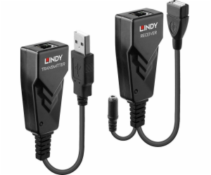 Lindy 42674 USB adaptér USB – USB + Jack 3,5 mm černý (42...