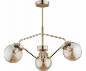 Alfa Závěsná lampa Barsum 3-Light Gold 27583