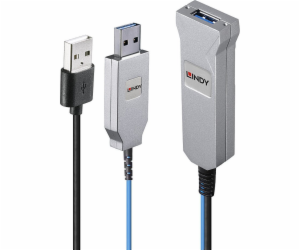 Lindy USB kabel USB-A – 2x USB-A 30 m modrý (43345)