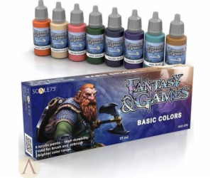 SCALE75: Fantasy & Games - Paint Set - Základní barvy