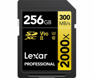 Profesionální karta Lexar 2000x SDXC 256 GB třída 10 UHS-...