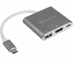 SilverStone USB-C Station/Replicator (EP08C)