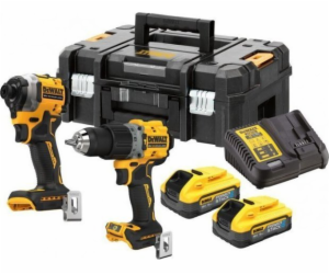 DCD805+DCF850 2x5.0Ah 18V Combo Set DEWALT