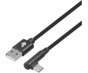 TB Touch USB-USB-C úhlový 1,5 černý kabel