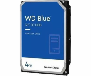 Disk Western Digital Blue 4TB 3,5", SATA III, 256MB, 5400RPM