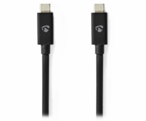 NEDIS kabel USB 4.0 Gen 3x2/ zástrčka USB-C - zástrčka US...