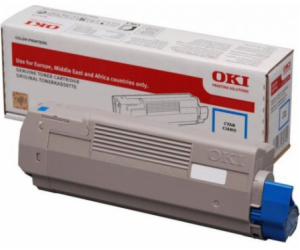 OKI toner 46490403 azurový originál (46490403)