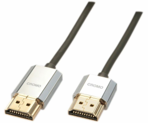 Delock HDMI - HDMI kabel 4,5m stříbrný (41676)