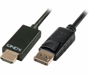 Lindy DisplayPort - HDMI kabel 2m černý (41717)