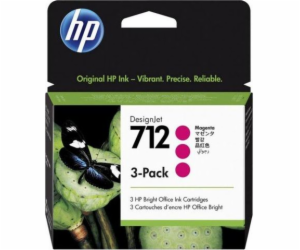 Inkoust HP Inkoust HP 712 3-balení 29 ml purpurový DJ ink...