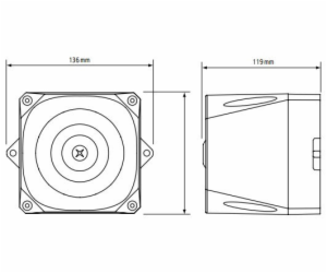 Eaton Asterta Mini 115/230V AC 105DB IP66 32 tun AS/N/110...