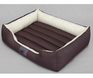 Hobbydog Comfort Bed - Hnědá s krémovou XXXL