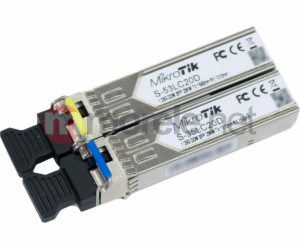 MikroTik SFP modul Sada dvou transceiverů S-3553LC20D