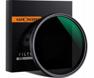 K&F filtr ND filtr 67mm NASTAVITELNÝ šedý FADER ND8-ND200...