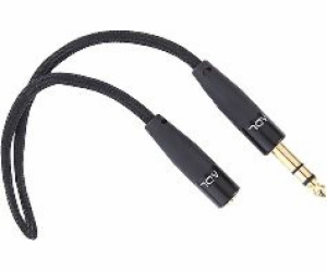 Furutech ADL Jack 3,5mm - Jack 6,3mm kabel 0,2m černý