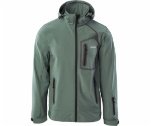 Pánské bunda Hi-Tec Men s Softshell Hi-Tec Nils Green Vel...