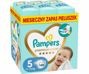 Pampers Premium Care Plenky Velikost 5, 11-16kg, 148ks