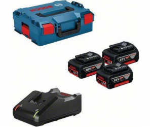 Bosch BOSCH.BATTERY 18V 5,0Ah x3 +CHARGER GAL 18V-40 +LB ...