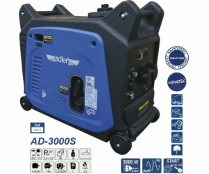 Adler Adler Adler Generator 3kW AD3000S Inventor Electric...