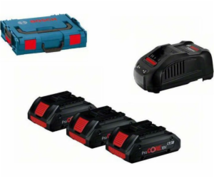 Bosch 3× ProCORE18V + GAL 1880 CV v L-BOXXu 102 Professio...