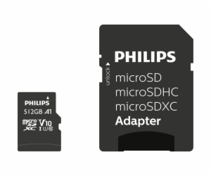 Philips MicroSDXC Card     512GB Class 10 UHS-I U1 incl. ...