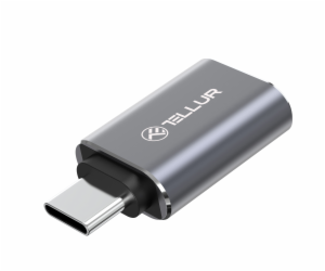 Tellur USB-C to USB-A M/F adapter 10Gbps, 3A aluminum alloy