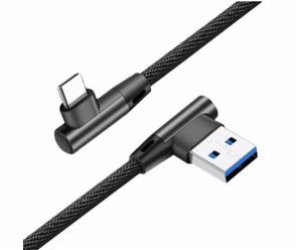 Gembird kábel nabíjací USB-C (M) na USB 2.0 (M), pravouhl...