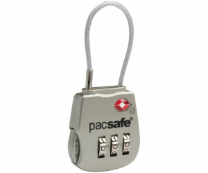 Pacsafe Prosafe 800 TSA Cable Combination Lock Silver