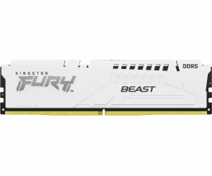 Kingston FURY Beast/DDR5/64GB/5600MHz/CL40/4x16GB/White