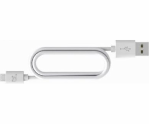 Apple MicroUSB 20cm kabel (Fits Sancta 4) 20 cm bílý