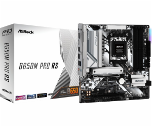 ASRock MB Sc AM5 B650M PRO RS, AMD B650, 4xDDR5, 1xDP, 1x...