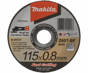 Makita B-45727 Cutting Disk 115x0,8mm INOX