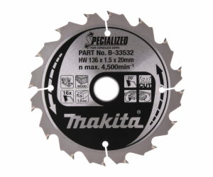 Makita B-33532 SPECIALIZED Saw Blade 136x20x16Z