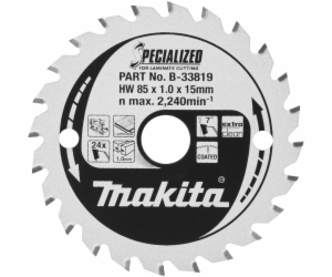 Makita B-33819 SPECIALIZED Saw Blade 85x15x24Z