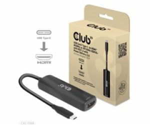 Club3D Adaptér USB-C na HDMI 8K60Hz/4K120Hz, Active Adapt...