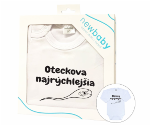 Body s potiskem New Baby Oteckova najrýchlejšia - darčeko...