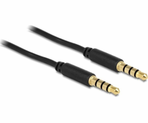 DeLOCK audio kabel jack 3,5mm 4pin > 3,5mm konektor 4pin