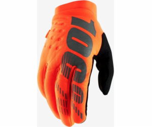 100% rukavice 100% Brszrather Youth Glove Fluo Orange Bla...