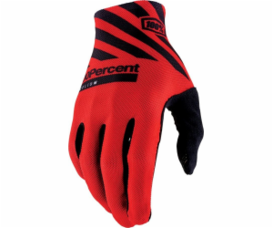 100% rukavic 100% celiových rukavic Racer Red - M (délka ...