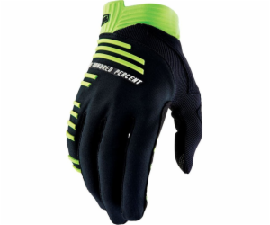 100% rukavice 100% rukavic R-Core Black Lime-M (délka ruk...