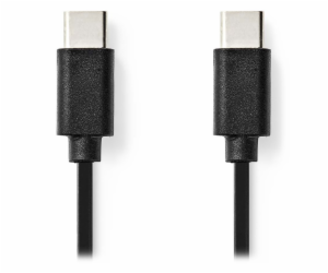 NEDIS kabel USB 2.0/ zástrčka USB-C - zástrčka USB-C/ čer...